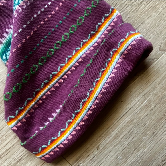 Vintage 60s 70s Pandora Scotchkin Stripe Collared Boho Eclectic Top - Picture 10 of 12